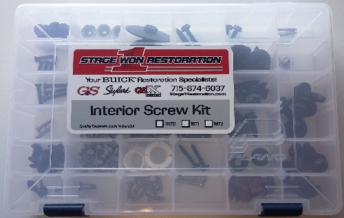 # 1 Interior Fastener Kit