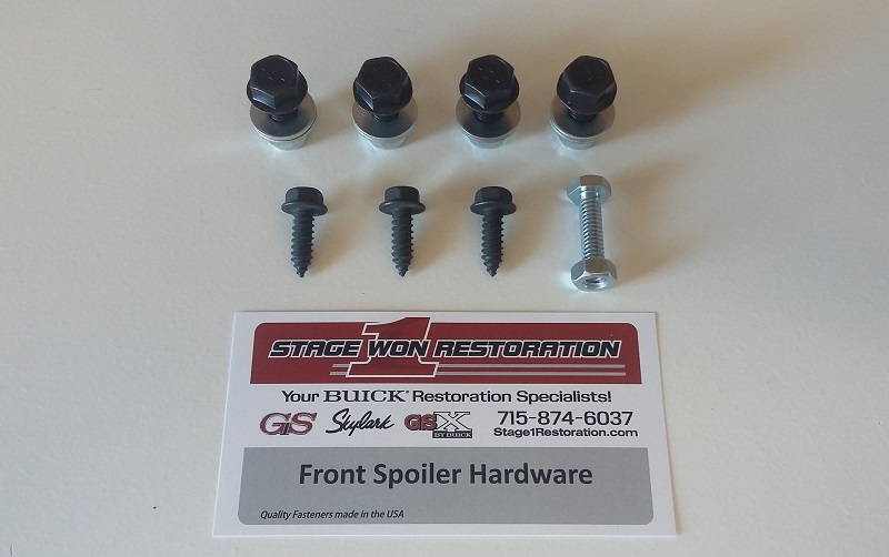 GSX Front Spoiler Hardware Mounting Kit Stage One Restoration