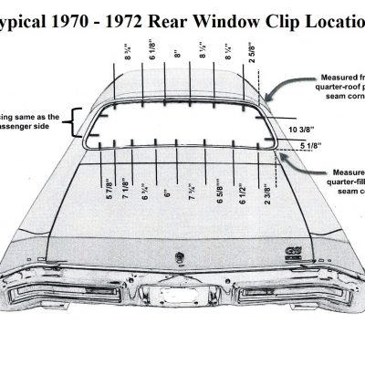 Window Clips (Rear)