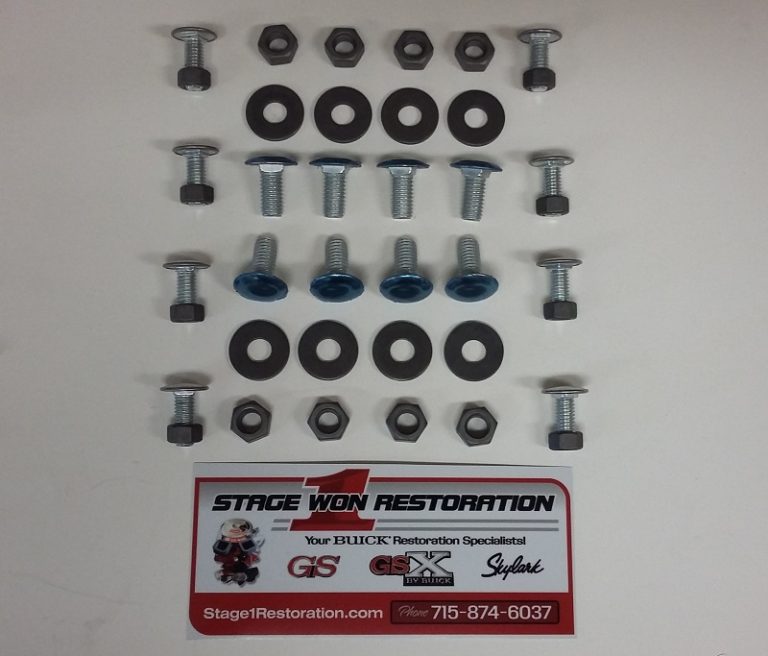 Bumper Bolts Stainless (40 Pc Kit for 1971 1972