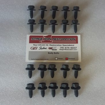 5/16″ Body & Frame Bolts  –  Standard Thread w/Washer