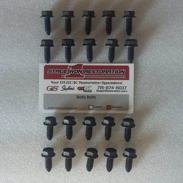 5/16″ Body & Frame Bolts  –  Standard Thread 3/4″ Length