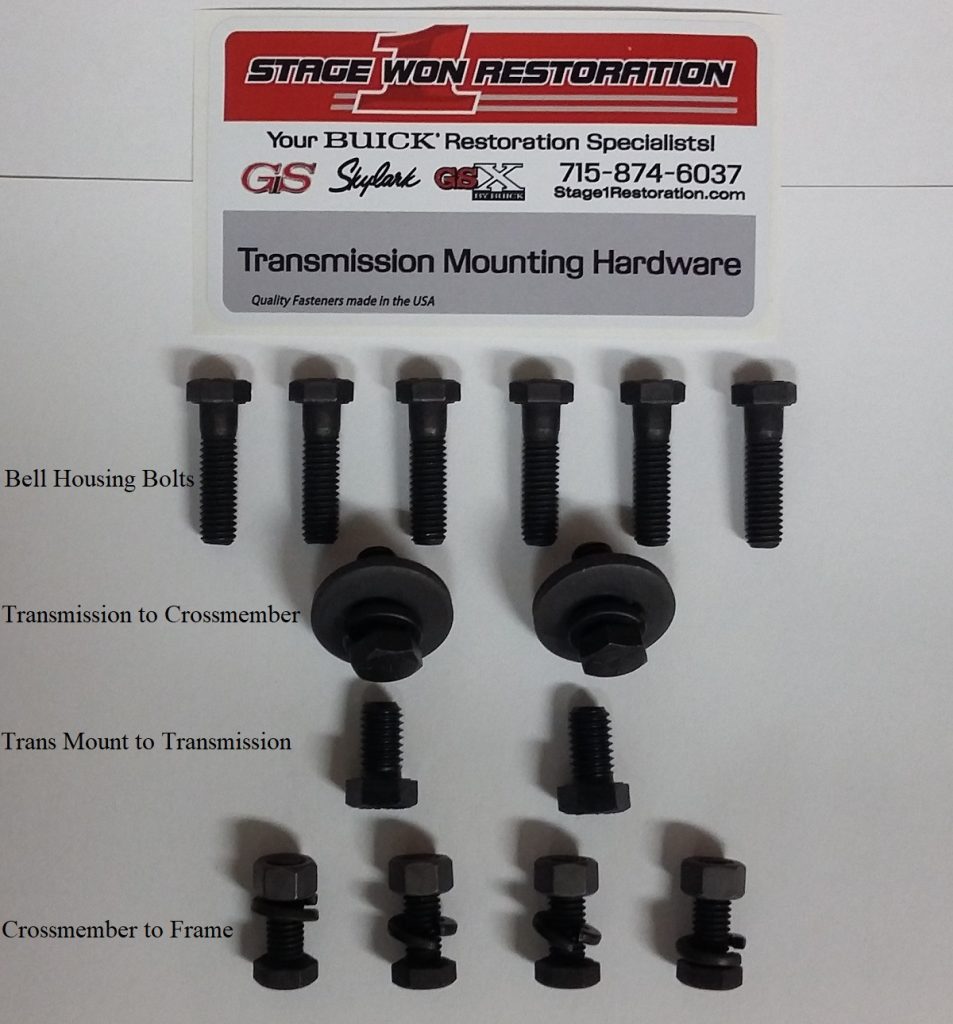 Bolt Kit Transmission & Crossmember Bolt Kit StageWonRestoration