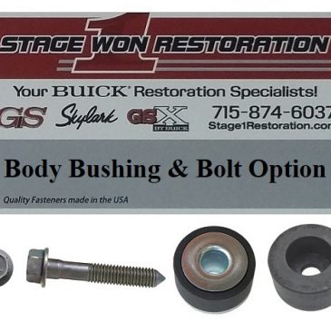 Body Bushing & Bolt Option (# 4 Location)