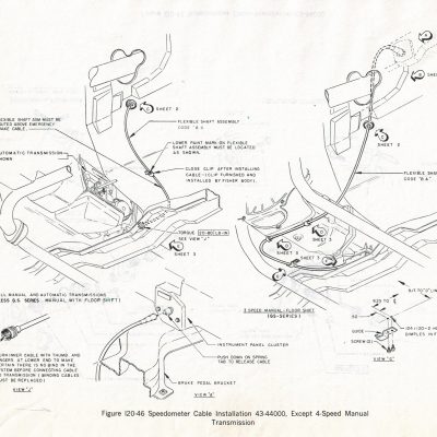 Speedo Cable Routing