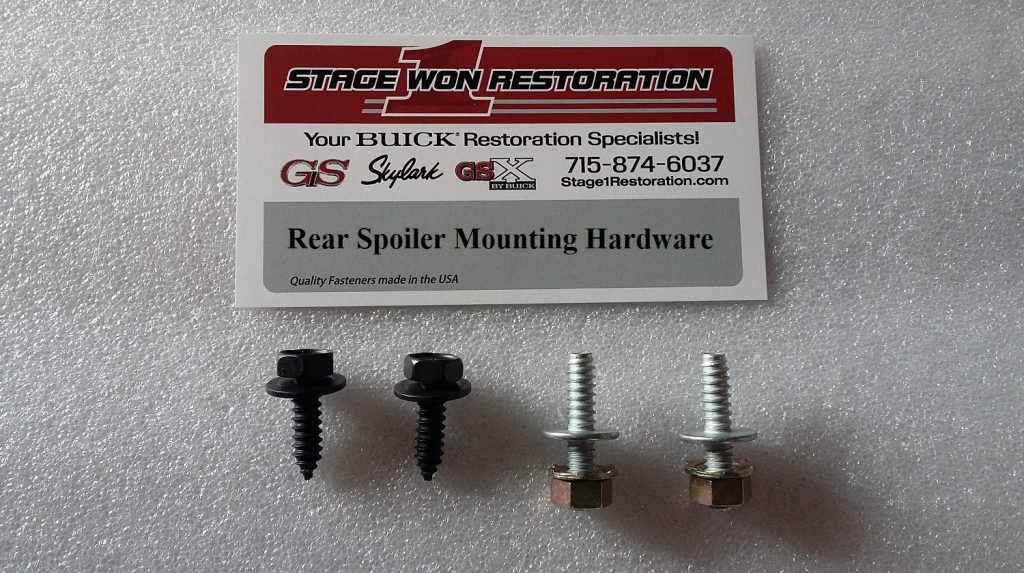 GSX Rear Spoiler Mounting Hardware