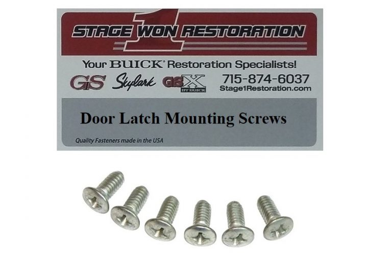 Door Latch Mounting Screws
