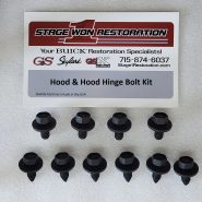 Bolt Kit - Hood Hinges & Hood Mounting Hardware